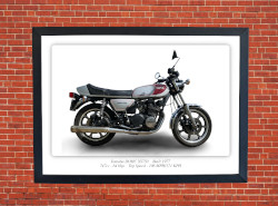 Yamaha DOHC XS750 Motorbike Motorcycle - A3/A4 Size Print Poster