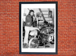 Barry Sheene Motorbike Motorcycle - A3/A4 Size Print Poster