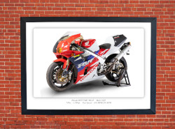 Honda RVF750R RC45 Motorbike Motorcycle - A3/A4 Size Print Poster