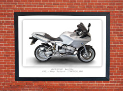 BMW RS1100 Motorbike Motorcycle - A3/A4 Size Print Poster