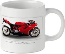 Ducati 1098R Motorcycle Motorbike Tea Coffee Mug Ideal Biker Gift Printed UK