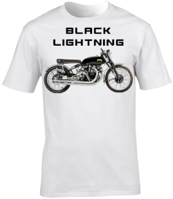 Vincent Black Lightning Motorbike Motorcycle - T-Shirt