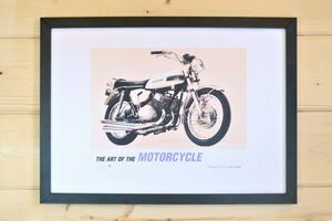 Kawasaki Triple Motorcycle Wall Art - A3/A4 Poster