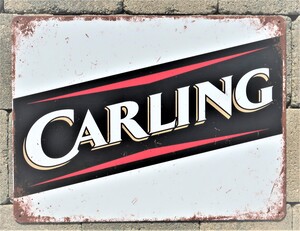 Carling Pub Bar Metal Garage Sign Wall Plaque Vintage mancave A4 12x8 Inches