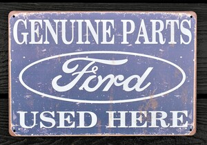 Ford Car Metal Garage Sign Wall Plaque Vintage mancave A4 12X8 Inches