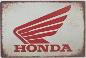 Honda Motorcycle Aluminium Garage Art Metal Sign A3/A4 Size