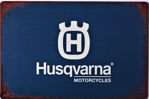 Husqvarna Motorcycle Aluminium Garage Art Metal Sign 30cm x 20cm - 12 Inches x 8 Inches