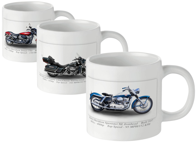Harley Davidson Motorcycle Mugs