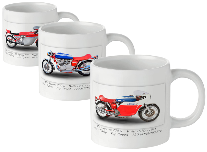MV Agusta Motorcycle Mugs