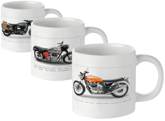 Royal Enfield Motorcycle Mugs