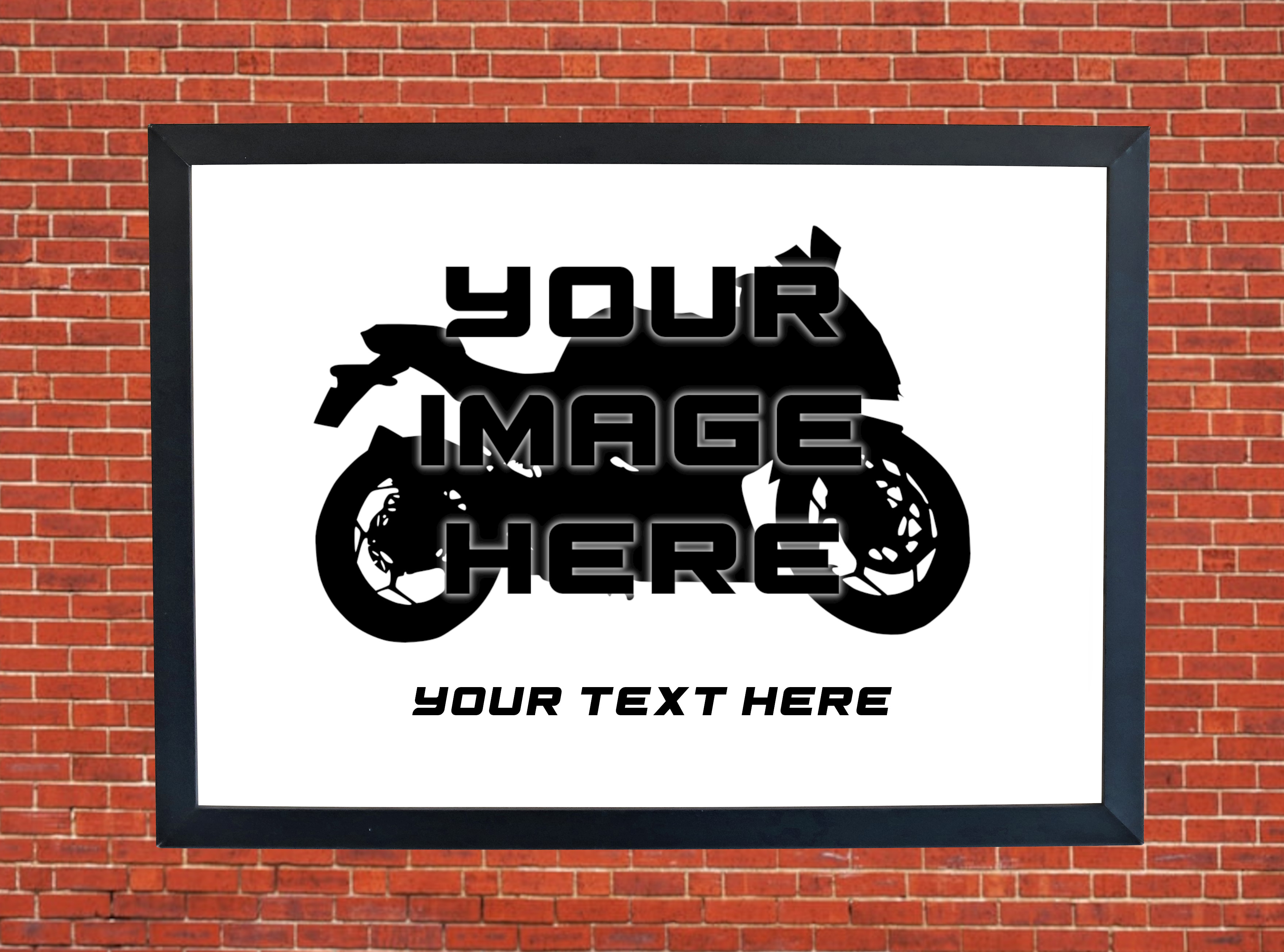 Personalised Motorcycle Posters