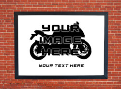 Personalised Custom Motorbike Motorcycle - A3/A4 Size Print Poster